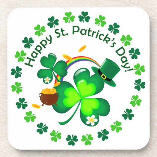 ハッピーセントパトリックの日 コースター (正面)