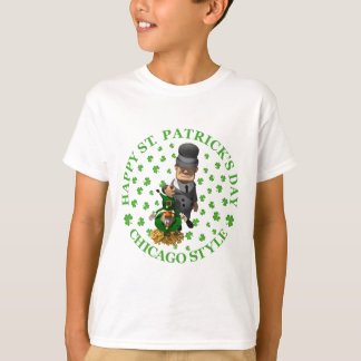 ハッピーセントパトリックの日 – シカゴスタイル Tシャツ
