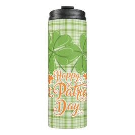 ハッピーセントパトリックの日 – シャムロック タンブラー