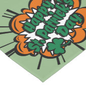 ハッピーセントパトリックの日 ショートテーブルランナー (コーナー)