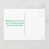 ハッピーセントパトリックの日 シーズンポストカード (裏面)