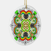 ハッピーセントパトリックの日 セラミックオーナメント (右)