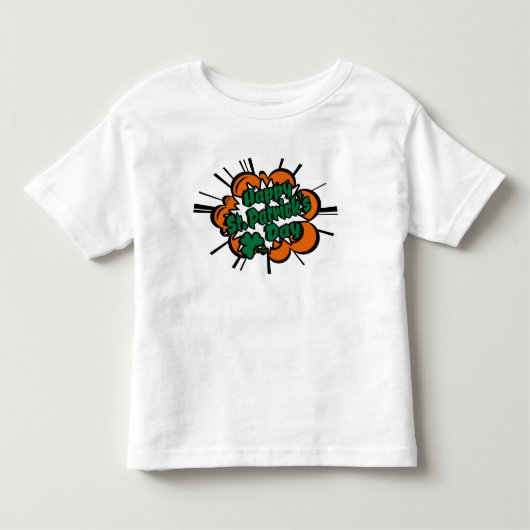 ハッピーセントパトリックの日 トドラーTシャツ (正面)