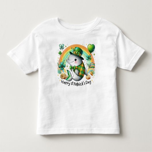 ハッピーセントパトリックの日 トドラーTシャツ (正面)