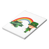 ハッピーセントパトリックの日 ノートパッド (回転)