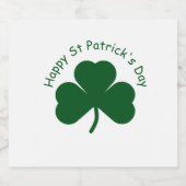 ハッピーセントパトリックの日 ビールラベル (シングルラベル)