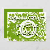 ハッピーセントパトリックの日 ポストカード (正面/裏面)