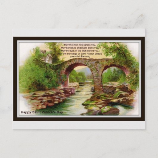 ハッピーセントパトリックの日 ポストカード (正面)