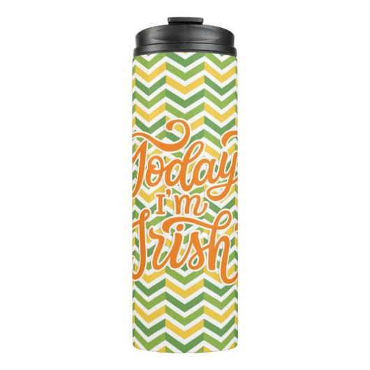 ハッピーセントパトリックの日 – 今日はアイルランド語 タンブラー (正面)