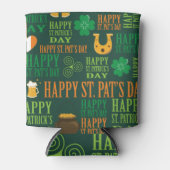 ハッピーセントパトリックの日 缶クーラー (正面)