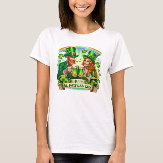ハッピーセントパトリックの日 Tシャツ (正面)