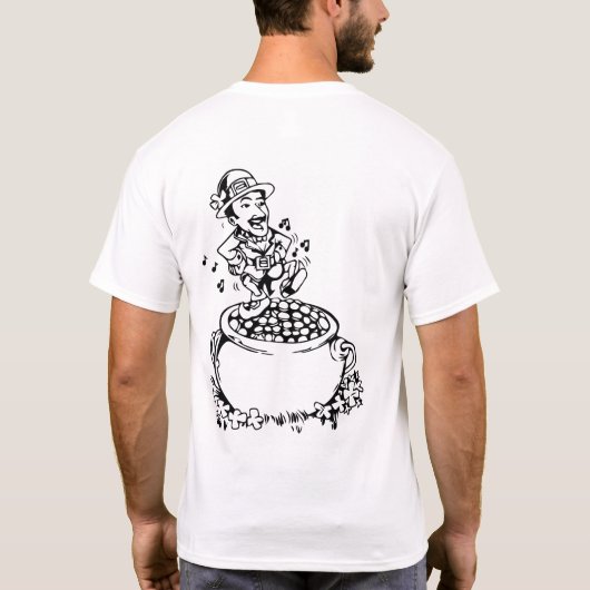 ハッピーセントパトリックの日 Tシャツ (裏面)