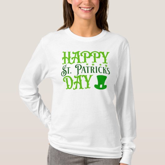 ハッピーセントパトリックの日 Tシャツ (正面)