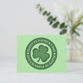 ハッピーセントパトリックスの日 ポストカード (スタンド正面)