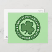 ハッピーセントパトリックスの日 ポストカード (正面/裏面)