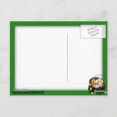 ハッピーセントパトリックスデイシャムロック ポストカード (裏面)