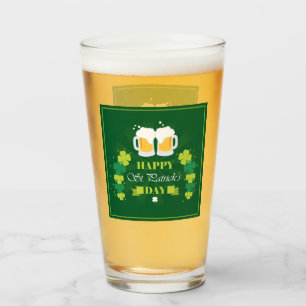ハッピーセントパトリックスデイビール&クローバー タンブラーグラス