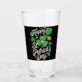ハッピーセントパトリックズデイアイリッシュ伝統セントパティーズ タンブラーグラス (正面)