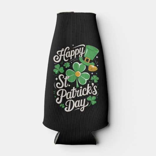 ハッピーセントパトリックズデイアイリッシュ伝統セントパティーズ ボトルクーラー (正面)