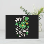 ハッピーセントパトリックズデイアイリッシュ伝統セントパティーズ 招待状 (スタンド正面)