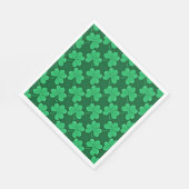 ハッピーセントパトリックズデイフェスティバルシャムロック スタンダードランチョンナプキン (角)