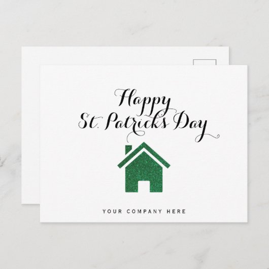ハッピーセントパトリックズデイリアルティハウス ポストカード (正面/裏面)