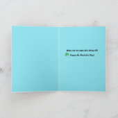 ハッピーセントパトリックズデイレプレショーンイン顔マスク シーズンカード (内部)