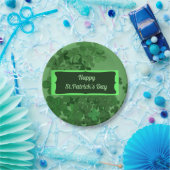 ハッピーセントパトリックズデイ紙プレート ペーパープレート (パーティー)