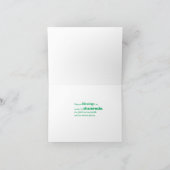 ハッピーセントパトリックデイカード カード (内部)