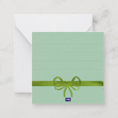 ハッピーセントパトリックデーのメモカード ノートカード (裏面)