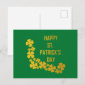 ハッピーセントパトリックデーはがき  ポストカード (正面/裏面)