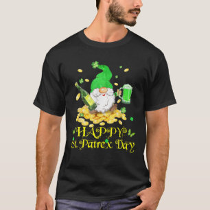 ハッピーセントパトリックデー格言ズド食べリンクグリーンビー Tシャツ