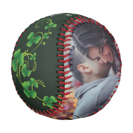 ハッピーセントパトリックデー2枚の写真彼氏 野球ボール (アングル)