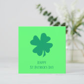 ハッピーセントパトリックデー アイリッシュグリーン シャムロック 2025 シーズンカード (スタンド正面)