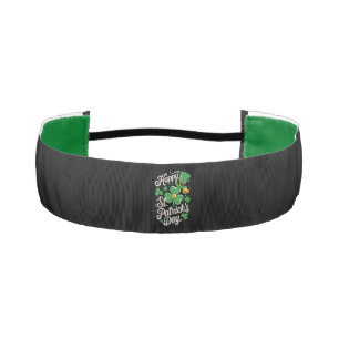ハッピーセントパトリックデー アイルランドの伝統 St Patty's アスレチックヘッドバンド