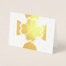 ハッピーセントパトリックデー カスタム ホイル カード