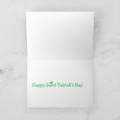 ハッピーセントパトリックデー カード (内部)