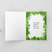 ハッピーセントパトリックデー カード (内部)