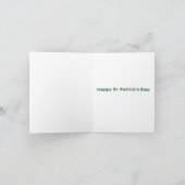 ハッピーセントパトリックデー カード (内部)