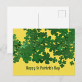 ハッピーセントパトリックデー　グッドラック ポストカード (正面/裏面)