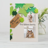 ハッピーセントパトリックデー シャムロックファミリー 2枚の写真 シーズンカード (スタンド正面)