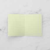 ハッピーセントパトリックデー シャムロック カスタム カード (内部)