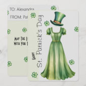 ハッピーセントパトリックデー シーズンカード (正面/裏面)