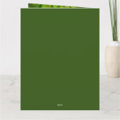 ハッピーセントパトリックデー、パーソナライズされた カード (裏面)