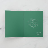 ハッピーセントパトリックデー！ラッキーな妖精も一緒 カード (内部)