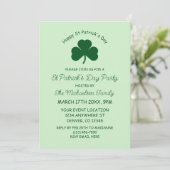 ハッピーセントパトリックデー 招待状 (スタンド正面)