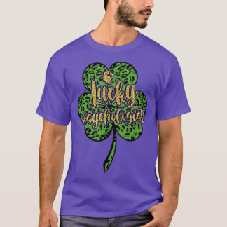 ハッピーセントパトリック幸運な心理学者St patricksダ Tシャツ