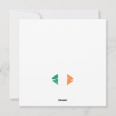 ハッピーセント。パトリックの日レプレチャウンジグ シーズンカード (裏面)