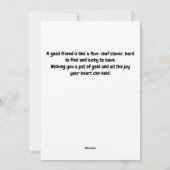 ハッピーセント。パトリックの日 シーズンカード (裏面)