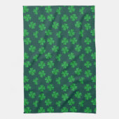 ハッピーセント。PATRICK'S DAYシャムロックパターンキッチンT キッチンタオル (縦)